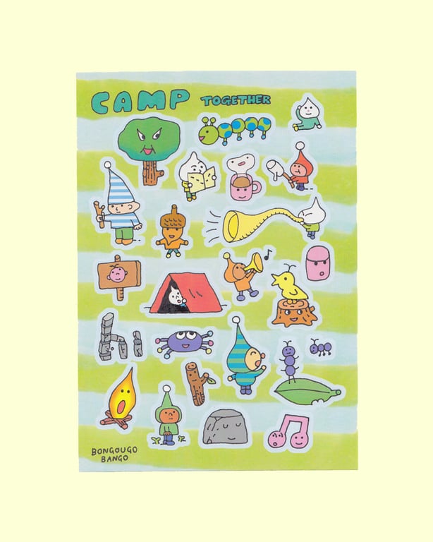 Camp Together Sticker Sheet