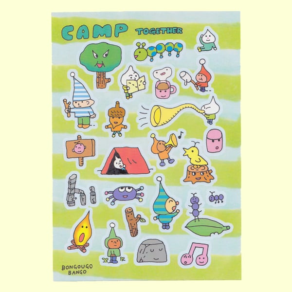 Camp Together Sticker Sheet