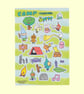 Camp Together Sticker Sheet
