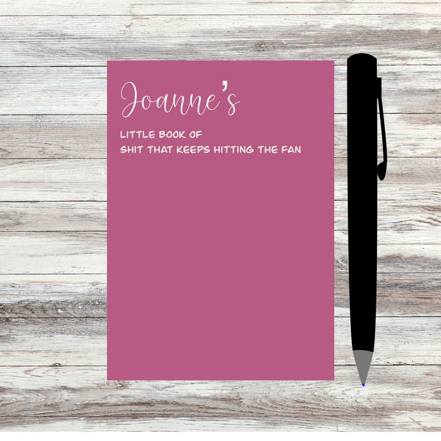 Personalised Notebook - Funny Notebook 