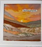 Textile landscape picture… the sun sets but hope rises!  - Image 3