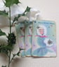 CHRISTMAS GIFT TAGS  ( set of 3. ) Vintage-style . Retro .' Warm Winter Wishes'. - Image 4