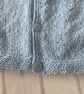 Hand knitted 3ply cardigan for a young baby - Image 5