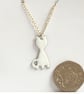 small white cat pendant - Image 3