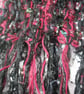 Handwoven Textured Scarf, Loosely Woven, Long Scarf with Fringe 170C - Image 7