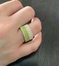 Colourful vibrant beaded ring - Image 4