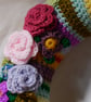 Blooming lovely crochet wreath.  - Image 3