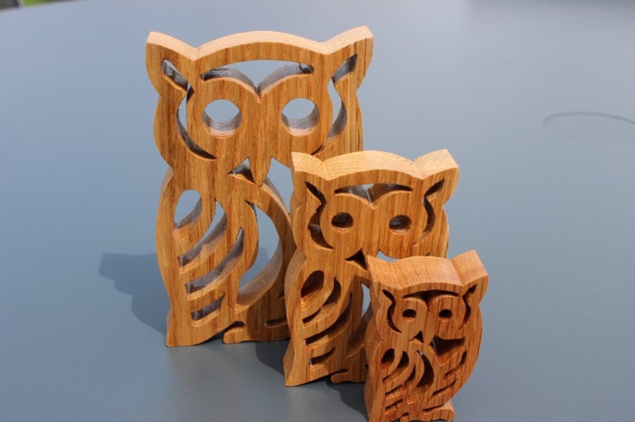 Ornamental Oak Owls
