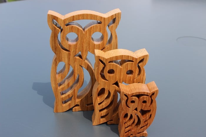 Ornamental Oak Owls