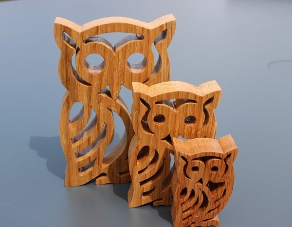 Ornamental Oak Owls