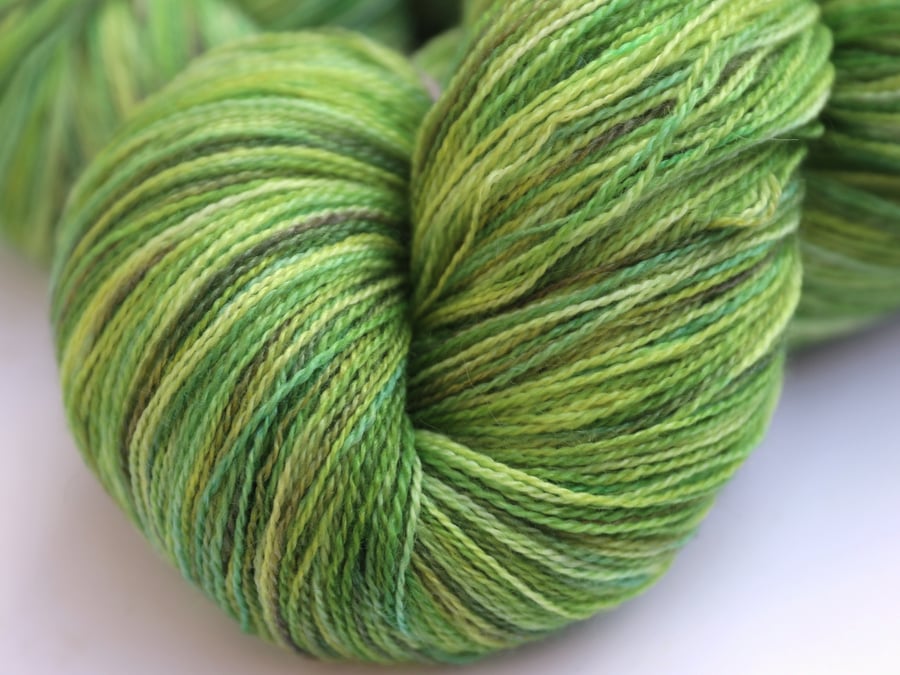 SALE: Ochils in Spring - Silky Bluefaced Leicester laceweight yarn