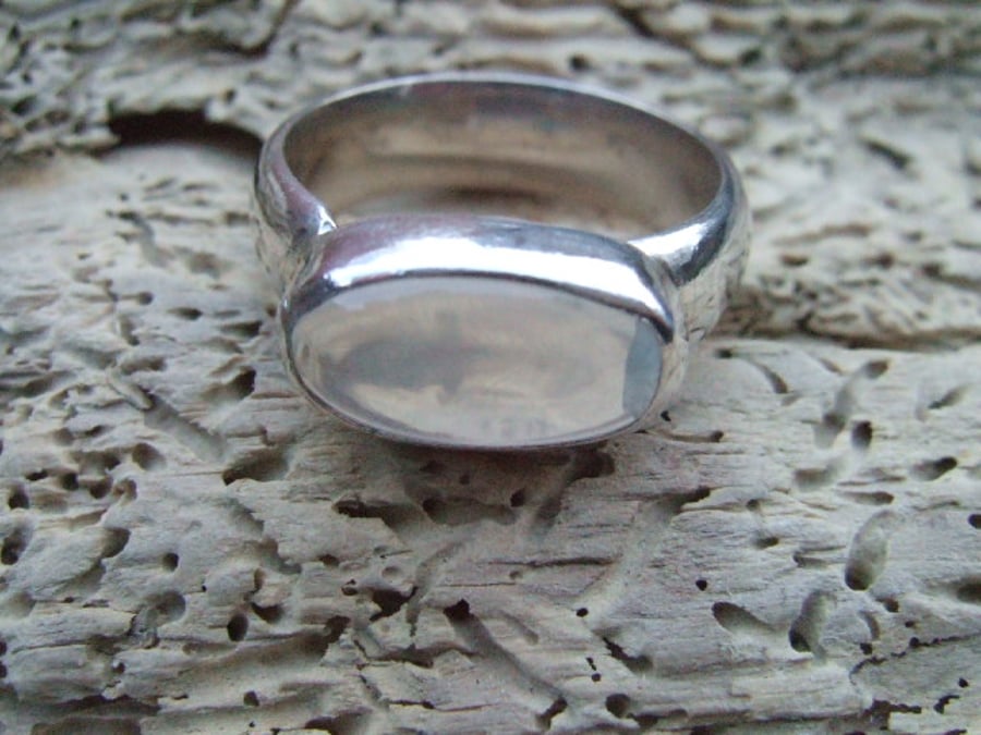 Sterling Silver and Moonstone Ring