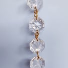 Vintage Chandelier octagons and pendent