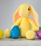 Crochet Rabbit Plush: Yellow Bunny Stuffed Animal, Nursery Decor - Image 10