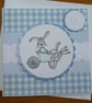 Happy Birthday Card - Rabbit in Wheelbarrow - Image 5