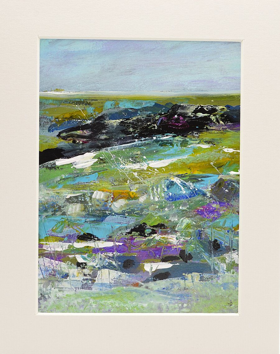Original Painting of Rockpools (10 x 8 inches)