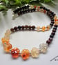 Designer Carnelian & Pietersite Necklace