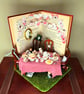Alice in Wonderland Book Nook - The Mad Hatter’s Tea Party - Image 9