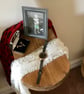 Bedside Table, Handmade Small Table, Wall hung Table, Shelf, Reclaimed Antique E - Image 4