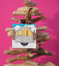 Silver Christmas Caravan Canvas Decoration  - Image 5