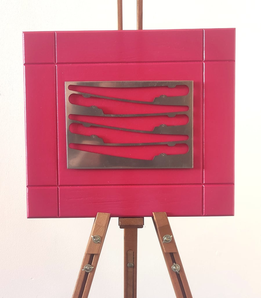 Sheffield Steel Knife Art Red