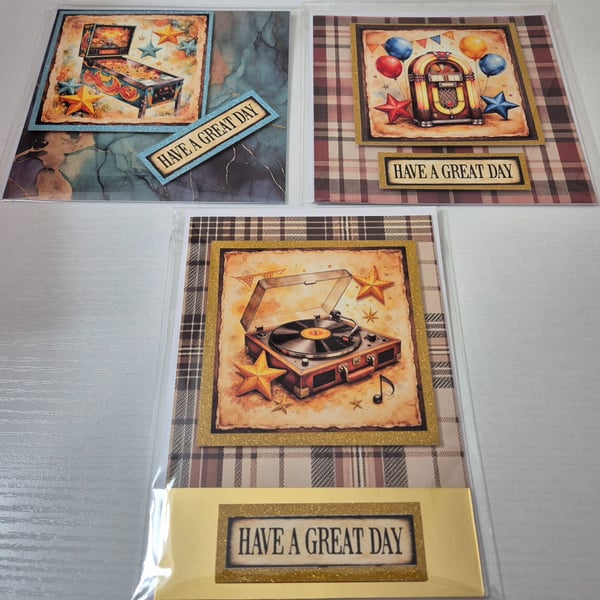 Handmade Greeting Card Bundle - Set of 3