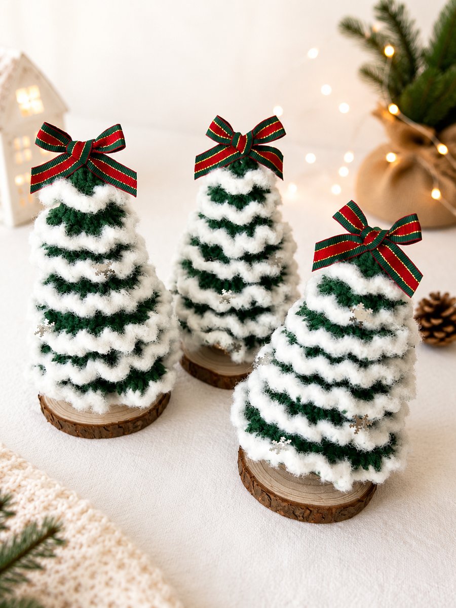 Crochet Christmas tree gift 