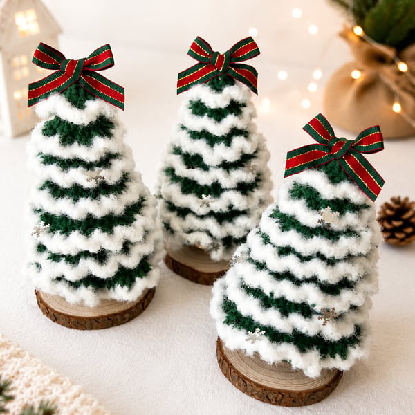 Crochet Christmas tree gift 