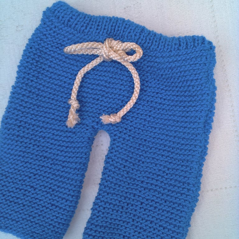 Knitted Drawstring Trousers for Baby, Baby Shower Gift,Baby's Pants, Custom Make