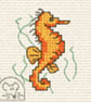 Mouseloft Stitchlets 'By the Seaside - Seahorse' Cross Stitch Kit