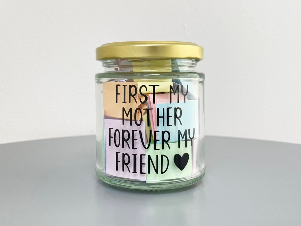 Mum Quote Jar, 31 Quotes, Mother Gift, Mother's Day Present, Best Mum Gift