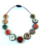 Autumnal Button Necklace - Image 1