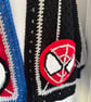 Handmade crochet hexi cardigan inspired by Spider-Man  - Image 5
