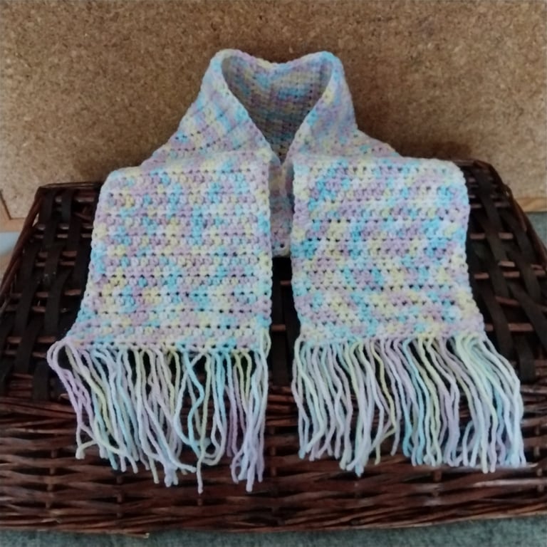 Handmade crochet Children's scarf