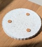 Handmade Jesmonite Incense Stick Holder & Ash Catcher - Scalloped Terrazzo Tray - Image 3