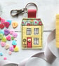 Little House Applique Keyring - Image 1