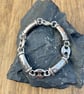 Silver Plated Link Bracelet, Chunky Boho Bracelet For Women - Image 2
