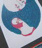 'Talking to the moon' Artist print - Image 2