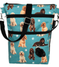 Dog walking bag, cross body, Labradoodles - Image 1