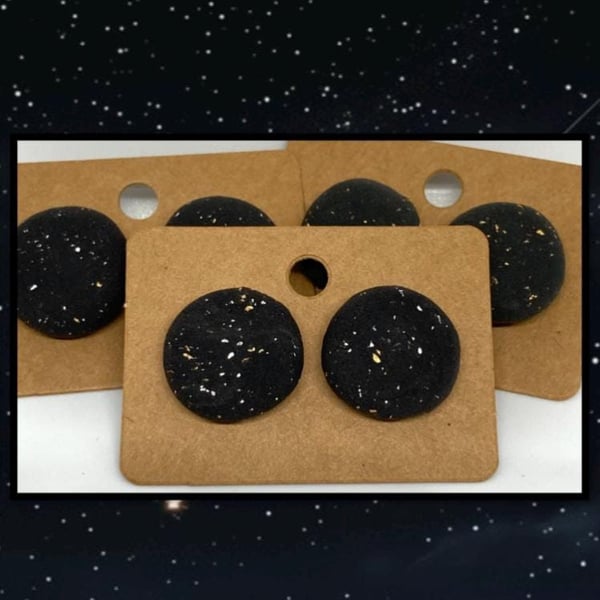 Outlet Night sky large stud