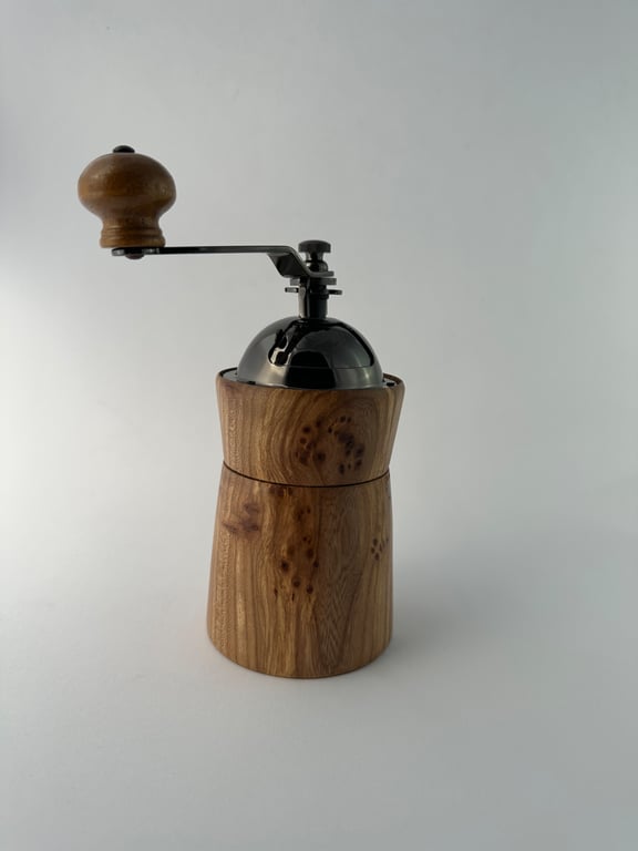 Coffee Grinder in Elm
