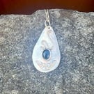 Handmade Solid Sterling Silver Jade Pendant Necklace & Chain - Summer Seconds