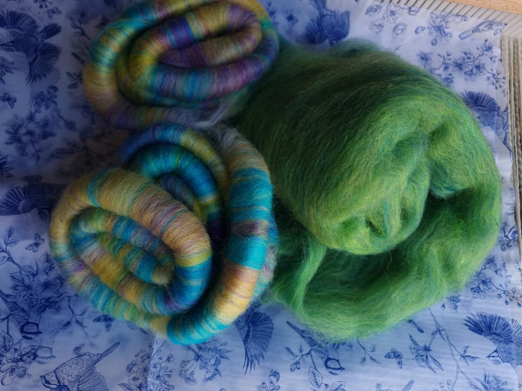 Fibrr Rolags for spinning 