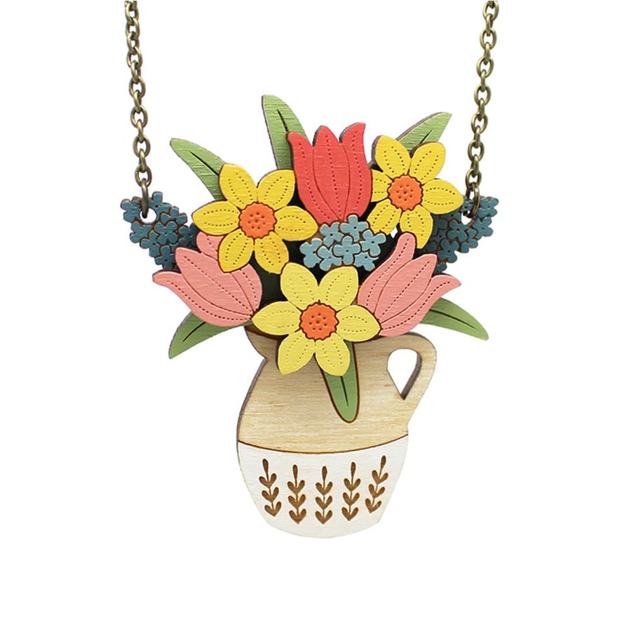 Spring Flowers Necklace