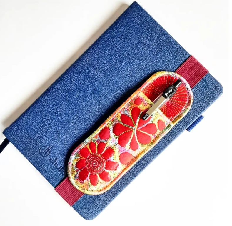 Elasticated Page Holder Bookmark with Pen 