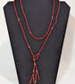 Seed Bead Lariat Necklace