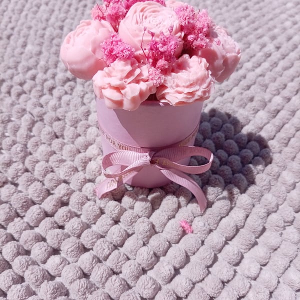 Peony Wax Melt Bouquet - Handmade Floral Fragrance Gift