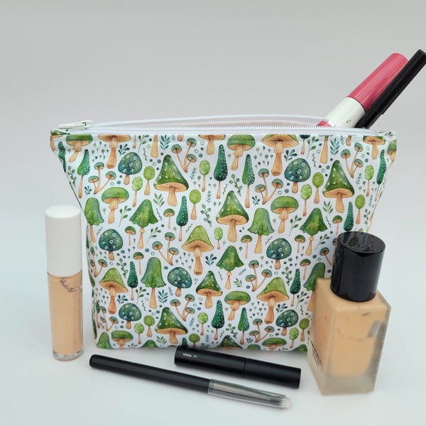 Make up bag - zipped pouch – cute and whimsical