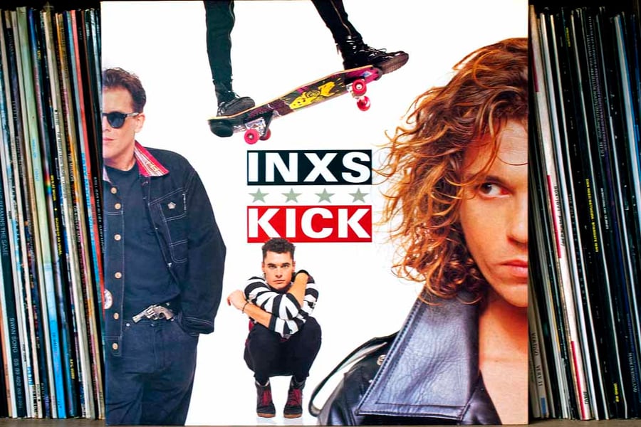 INXS Kick LP Album Front Cover Photograph Print