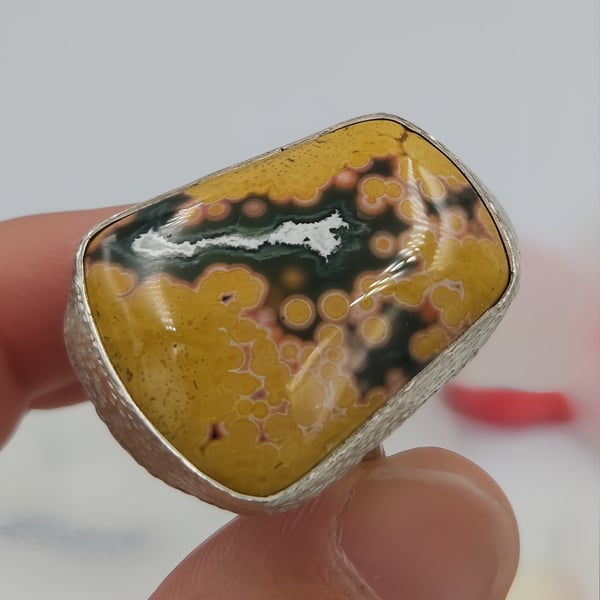 Sunburst Jasper Fusion Ring